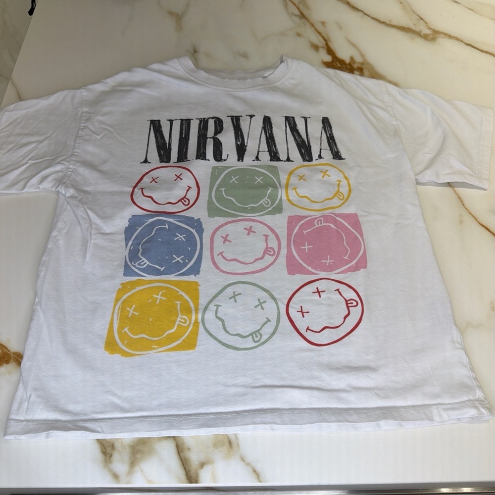 Zara girls Nirvana Graphic Tee